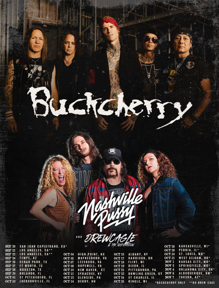 NASHVILLE PUSSY Replaces MICHAEL MONROE On Upcoming BUCKCHERRY Tour