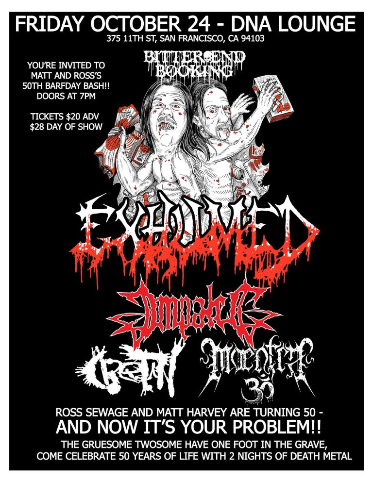 Death Metal Turns 50: EXHUMED Invite You to Their Midlife Crisis Party