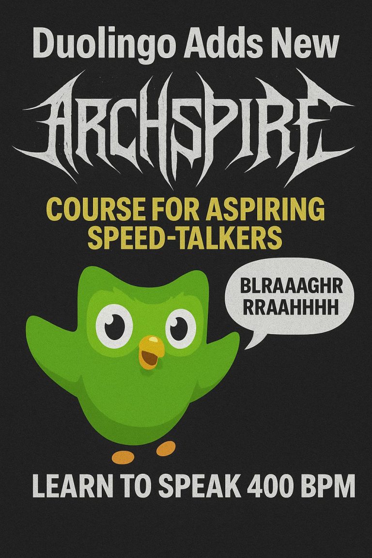 Duolingo Adds New ARCHSPIRE 400 bpm Course for Aspiring Speed-Talkers