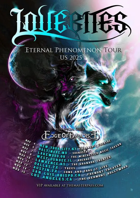 Japan’s LOVEBITES Announces Return To The U.S. With November 2025 Tour