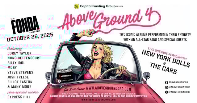COREY TAYLOR, JOSH FREESE, NUNO BETTENCOURT And STEVE STEVENS Confirmed For 2025 ‘Above Ground 4’ Benefit Concert