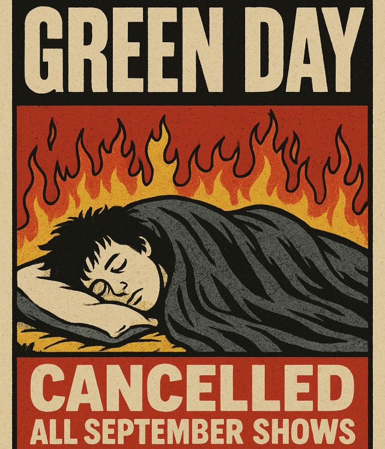 GREEN DAY Cancels All September Shows After Billie Joe Armstrong Reminds Everyone Not To Wake Him Up