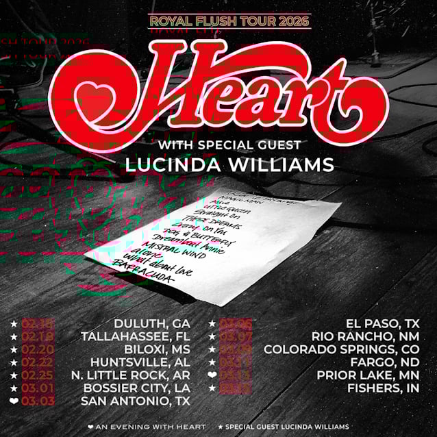 HEART Announces February/March 2026 U.S. Tour Dates