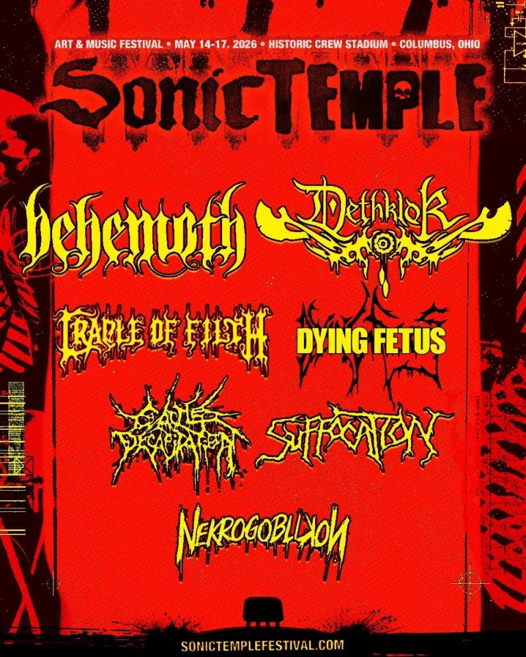 BEHEMOTH, DETHKLOK, CRADLE OF FILTH & More Added To Sonic Temple 2026