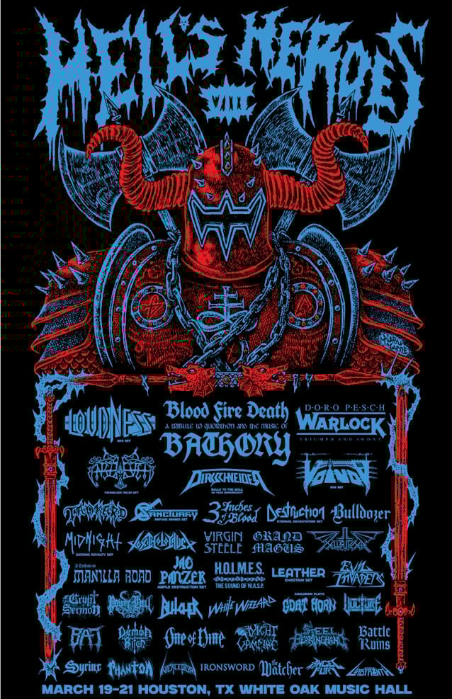 LOUDNESS, DORO, ENSLAVED, DIRKSCHNEIDER, VOIVOD, Others Confirmed For HELL'S HEROES 2026 Festival