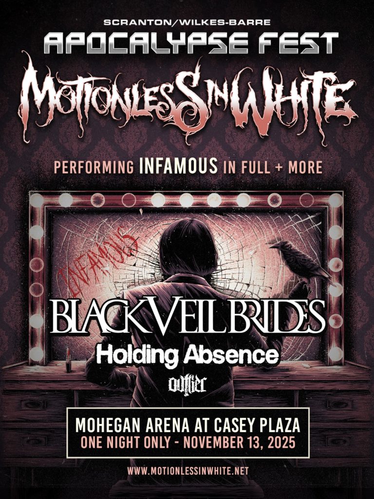 Black Veil Brides, Holding Absence added to Motionless In White’s Apocalypse Fest