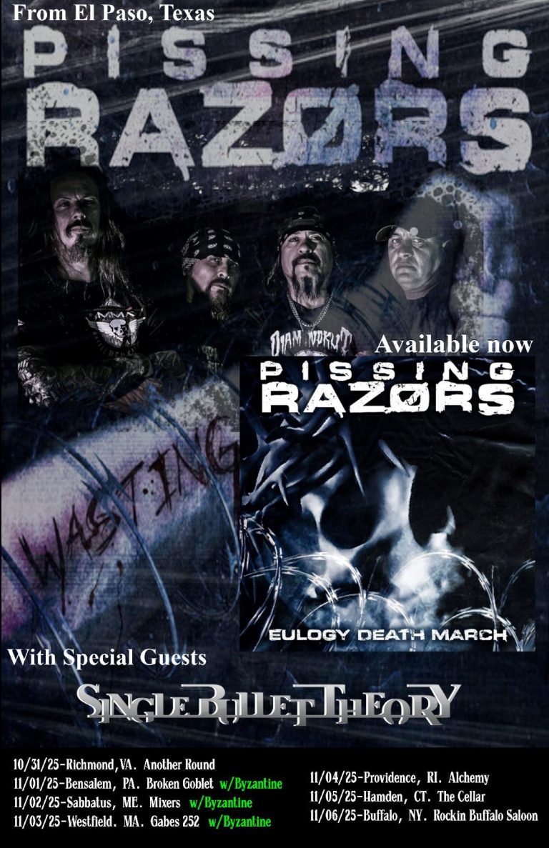 Pissing Razors to Play the U.S. East Coast