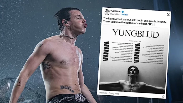 Yungblud Sells Out 2026 North American Tour in One Minute