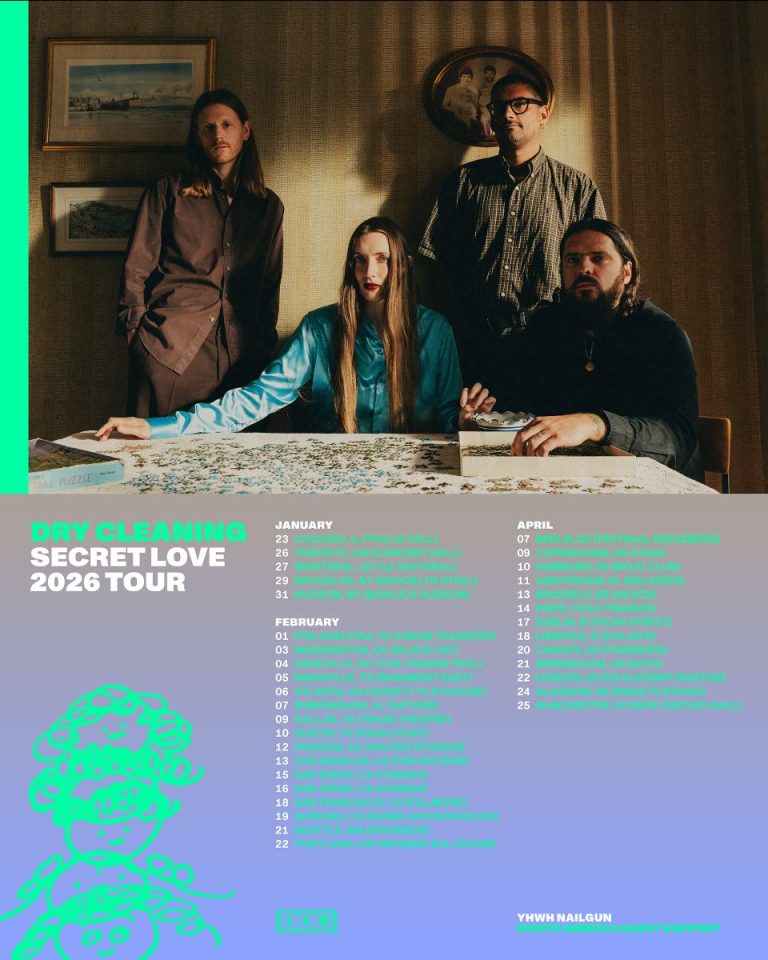 Dry Cleaning Announce 2026 North American Tour with YHWH Nailgun Ahead of New Album ‘Secret Love’