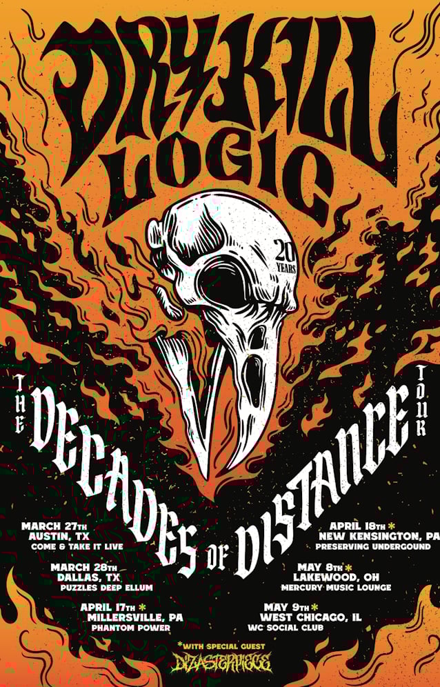 DRY KILL LOGIC Announce “Decades Of Distance Tour” 2026, Begin Work on New Album