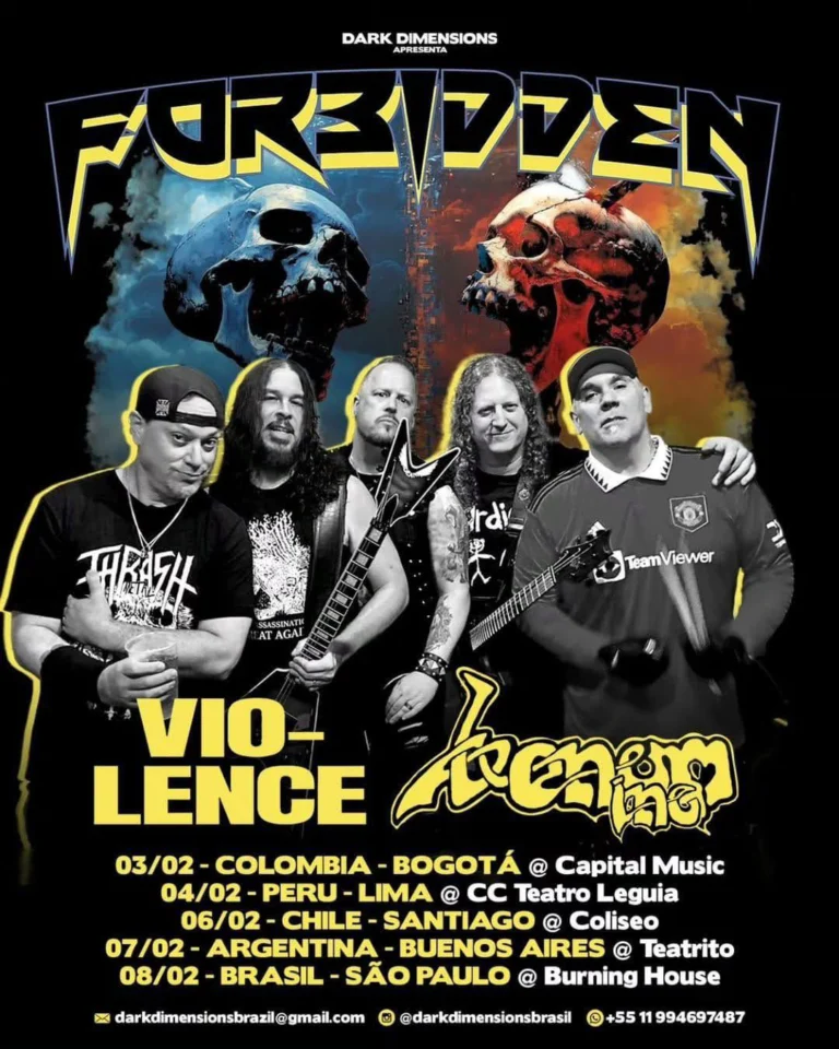 FORBIDDEN Announce South American Dates With VIO-LENCE And VENOM INC.