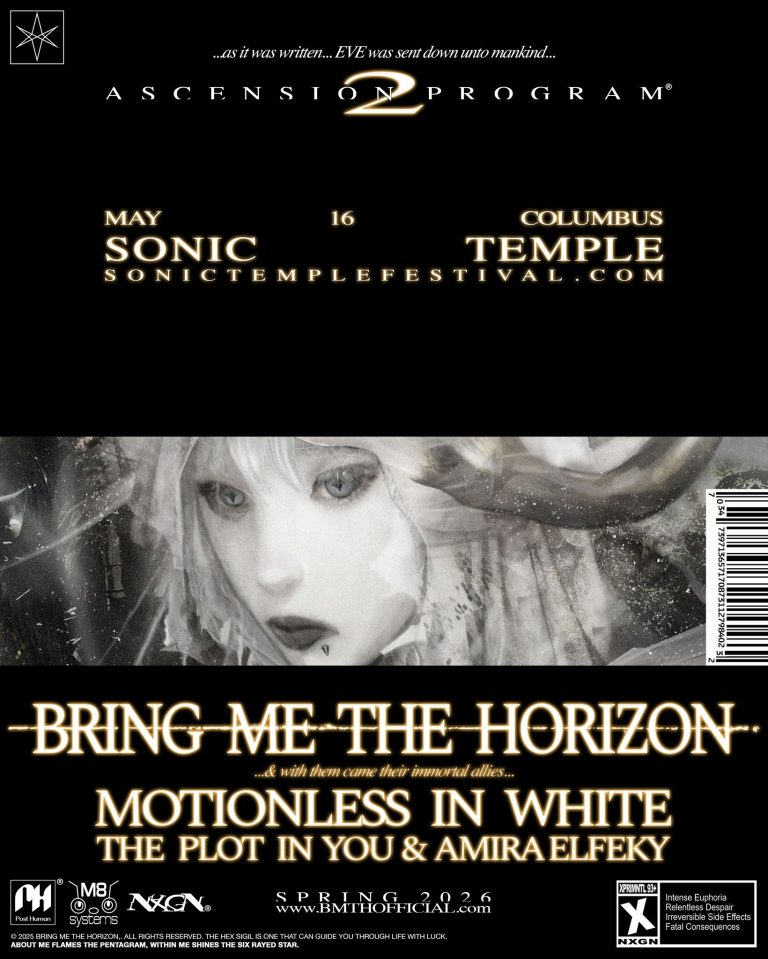 Sonic Temple names Bring Me The Horizon as 2026 headliner and reveals more bands