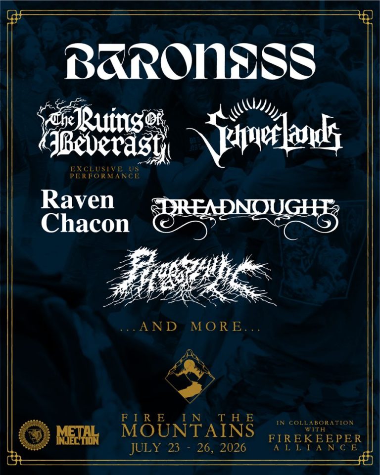 Fire in the Mountains 2026 Expands Lineup: Baroness, The Ruins of Beverast, Sumerlands & More Added to the Summit