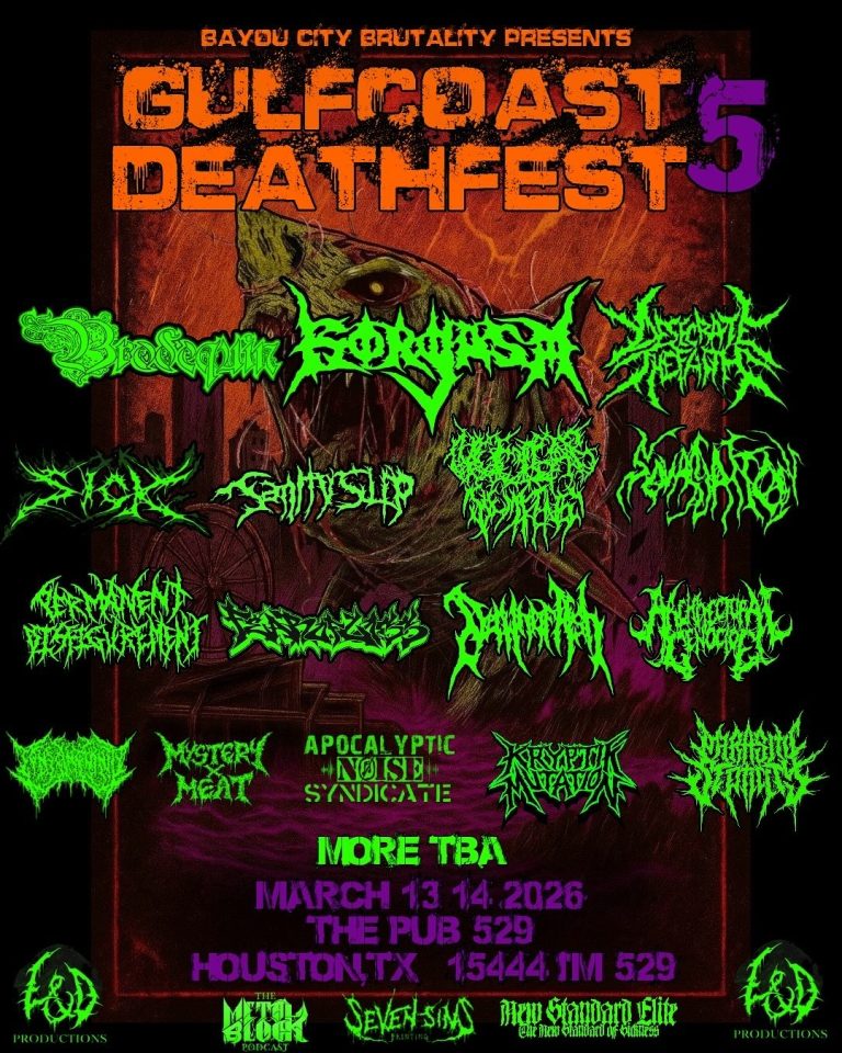 Houston, Prepare for Impact: Gulfcoast Deathfest 5 Announced