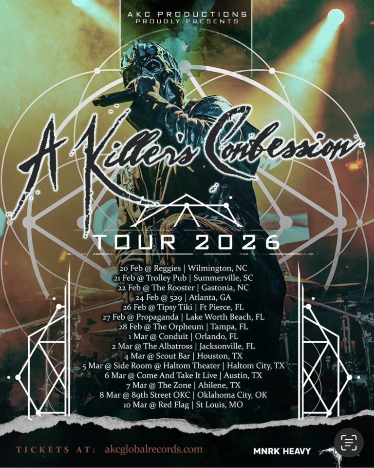 A KILLER’S CONFESSION Announce South + Midwest Tour for Feb/March 2025