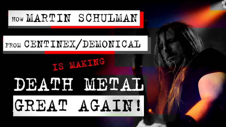 Late Evening Talk: Martin Schulman (CENTINEX, DEMONICAL) — Old-School to the Bone