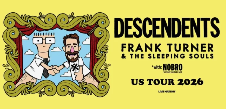 DESCENDENTS And FRANK TURNER & THE SLEEPING SOULS Announce 2026 Co-Headline Tour