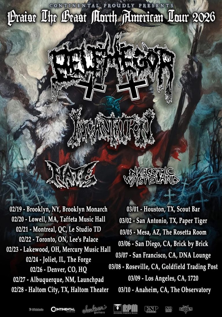 INCANTATION Join BELPHEGOR for 2026 ‘Praise the Beast’ North American Tour