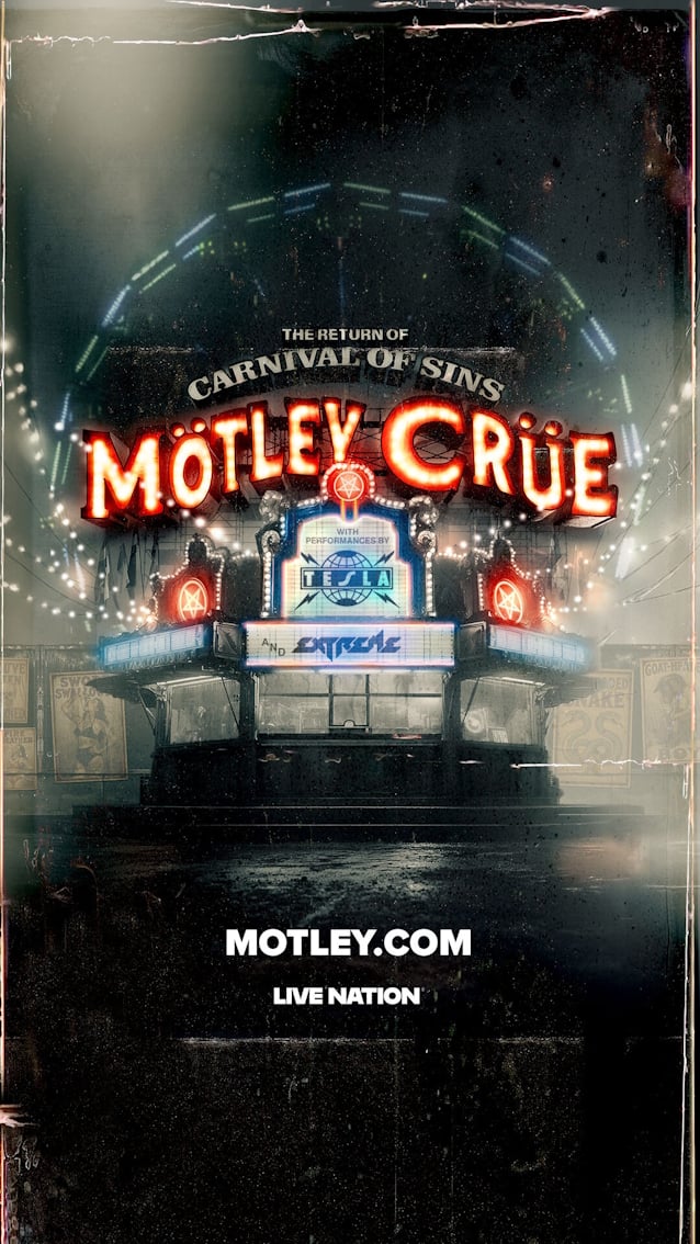 MÖTLEY CRÜE Announces Summer 2026 North American Tour With TESLA And EXTREME