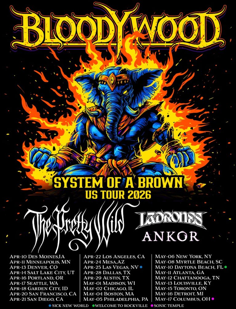 Bloodywood Plot 2026 Takeover with the “System of a Brown” Tour
