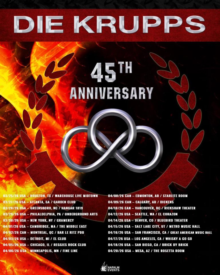 DIE KRUPPS Announce 45th Anniversary North American Tour