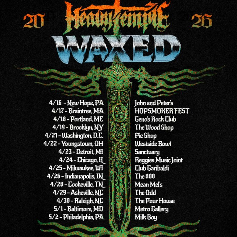 HEAVY TEMPLE Announce Spring 2026 Eastern & Midwestern Tour With WAXED