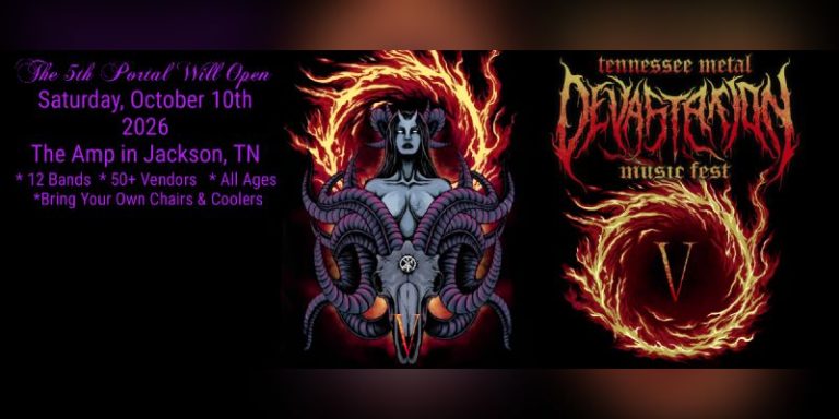 TENNESSEE METAL DEVASTATION MUSIC FEST Announces 5th Anniversary Date And Artwork