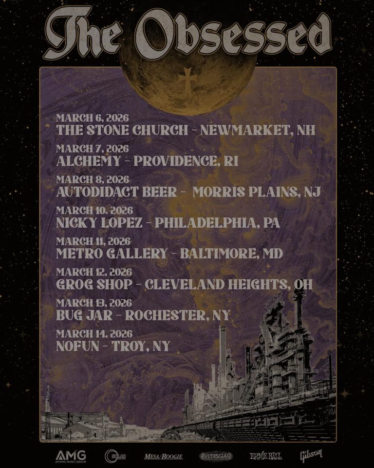 The Obsessed Announce Northeastern U.S. Tour for March 2026