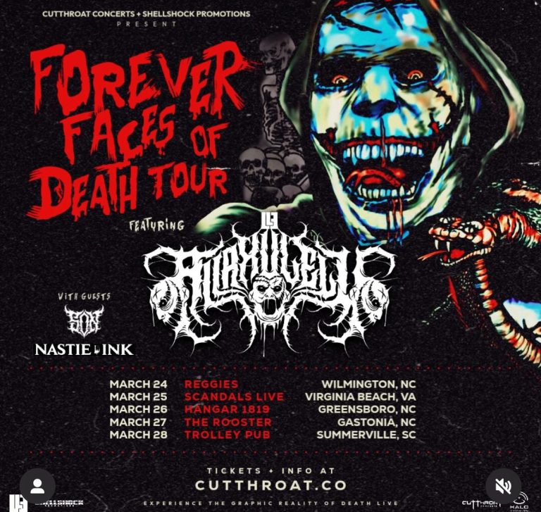 ALLA XUL ELU Announce “Forever Faces Of Death Tour” — Carolinas Mini-Run Of Pure Mayhem
