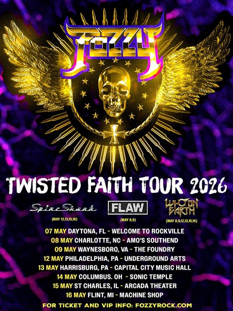 FOZZY Announce U.S. “Twisted Faith Tour 2026”