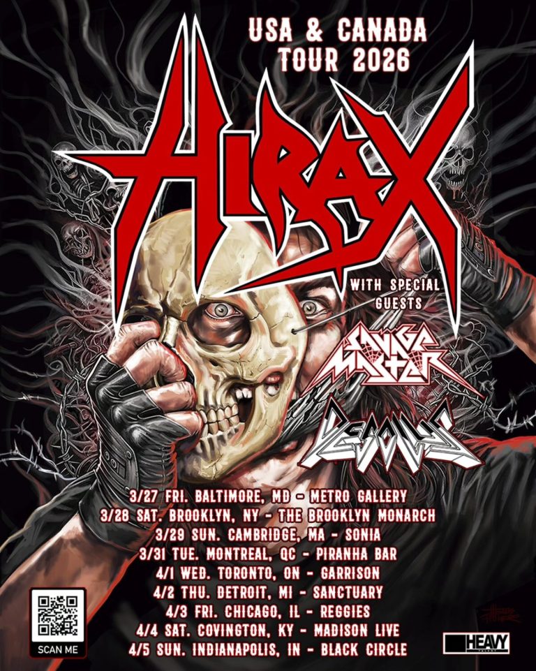 HIRAX Launch Northeast & Midwest Thrash Blitz with SAVAGE MASTER and DESOLUS