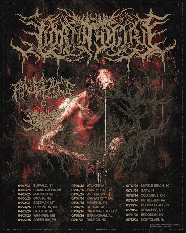 LORNA SHORE Announce Spring 2026 North American Tour With PALEFACE SWISS And SIGNS OF THE SWARM