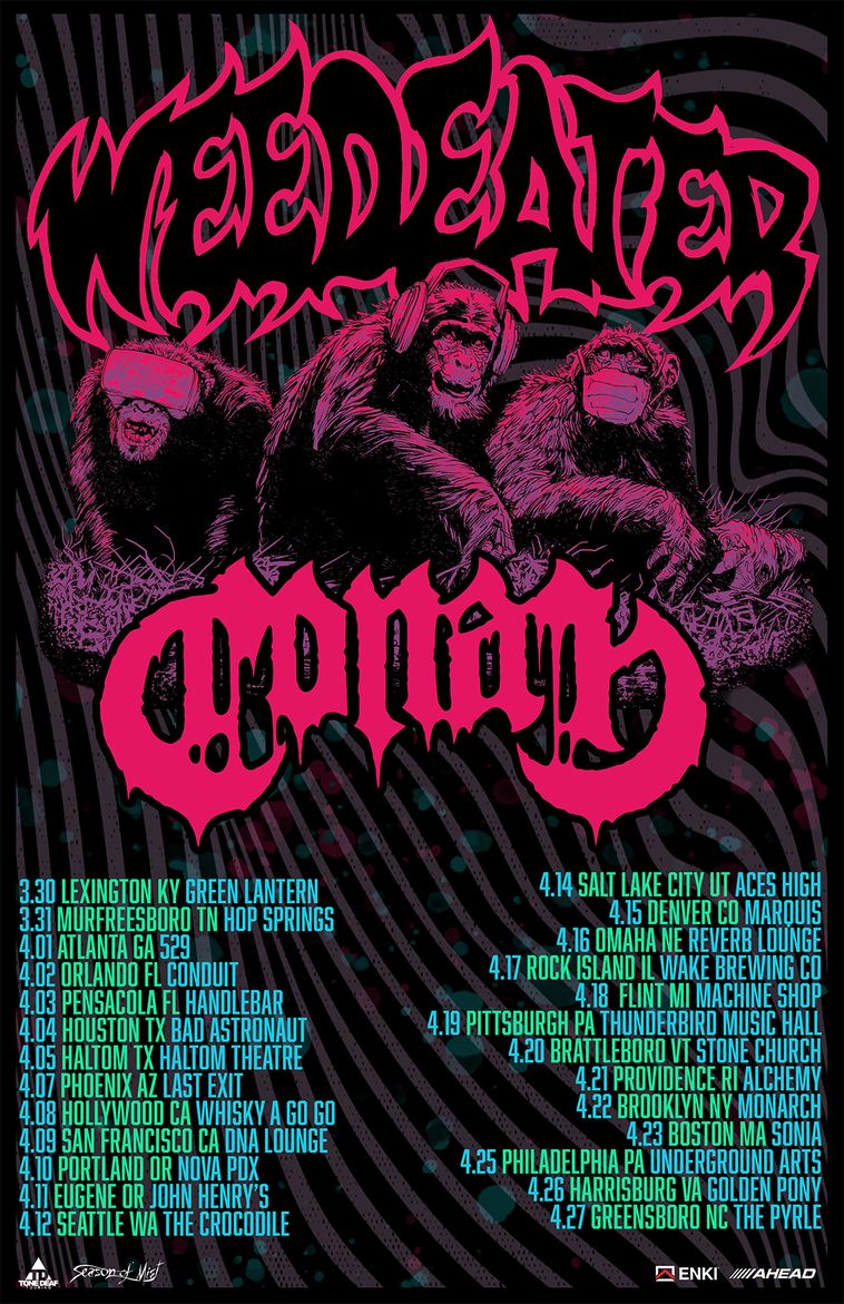 WEEDEATER Announce 2026 U.S. Tour With CONAN