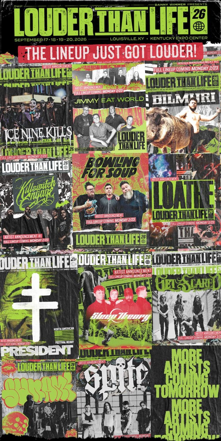 JIMMY EAT WORLD, PRESIDENT, LOATHE And More Added To LOUDER THAN LIFE 2026
