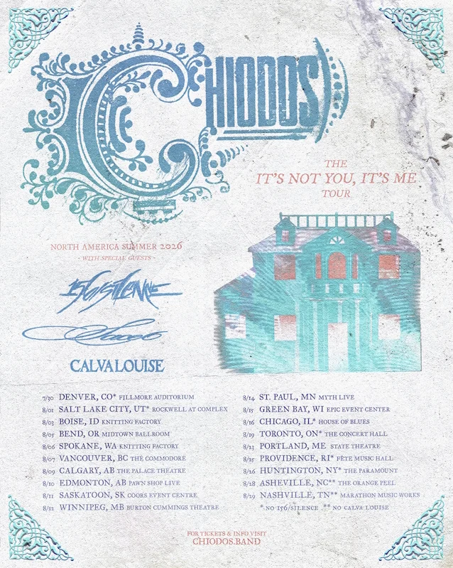 CHIODOS Announce “It’s Not You, It’s Me” Summer 2026 North American Tour