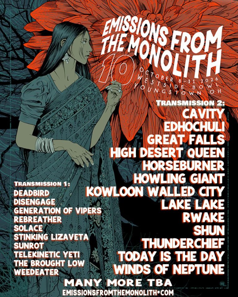 Emissions from the Monolith 10 Announces Second Wave of Bands for October 2026