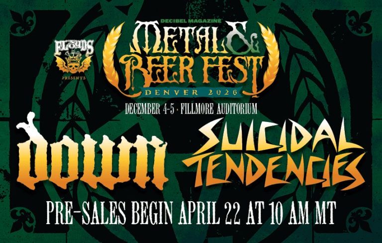 DOWN and SUICIDAL TENDENCIES to headline Decibel Metal & Beer Fest: Denver