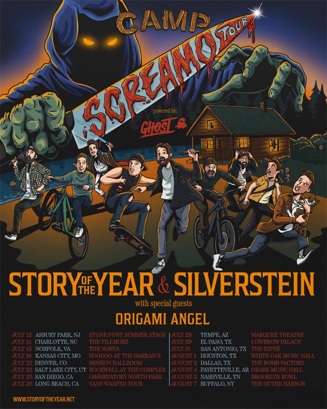Story of the Year announce co-headlining Summer 2026 tour with Silverstein
