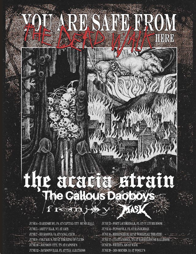 The Acacia Strain announce summer 2026 headline tour