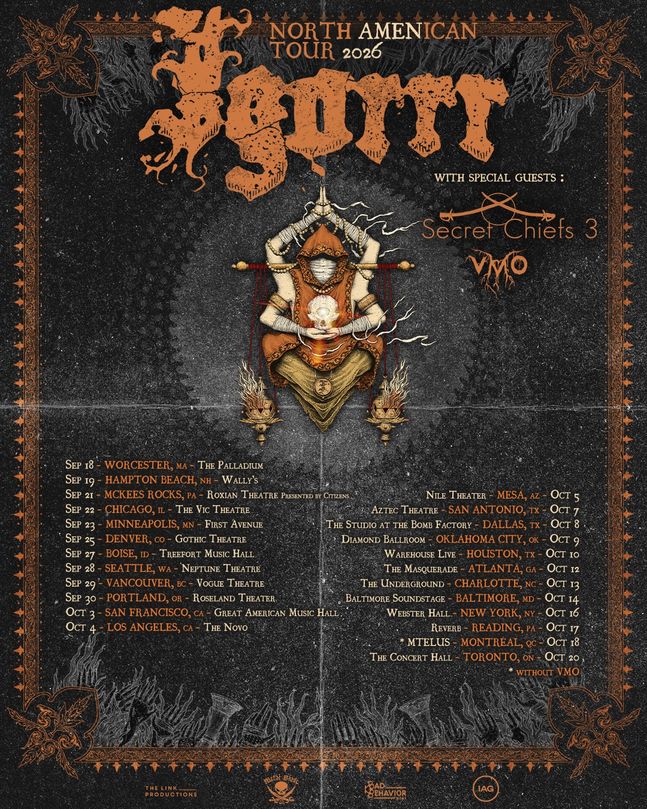 IGORRR Announces North American Headlining Tour With SECRET CHIEFS 3 And VIOLENT MAGIC ORCHESTRA