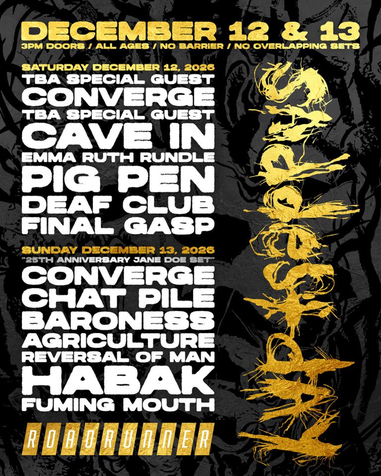 CONVERGE Curate “Saddest Day 2026” With BARONESS, CHAT PILE, EMMA RUTH RUNDLE And More
