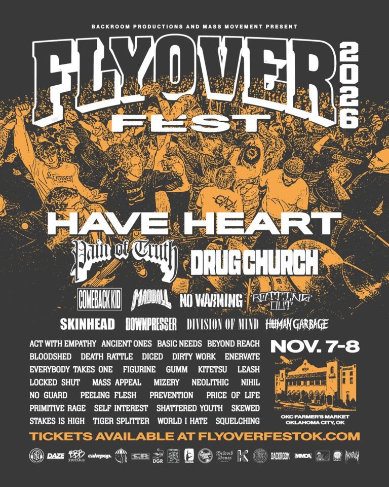 PEELING FLESH, HUMAN GARBAGE, HAVE HEART, And More Set For Flyover Fest