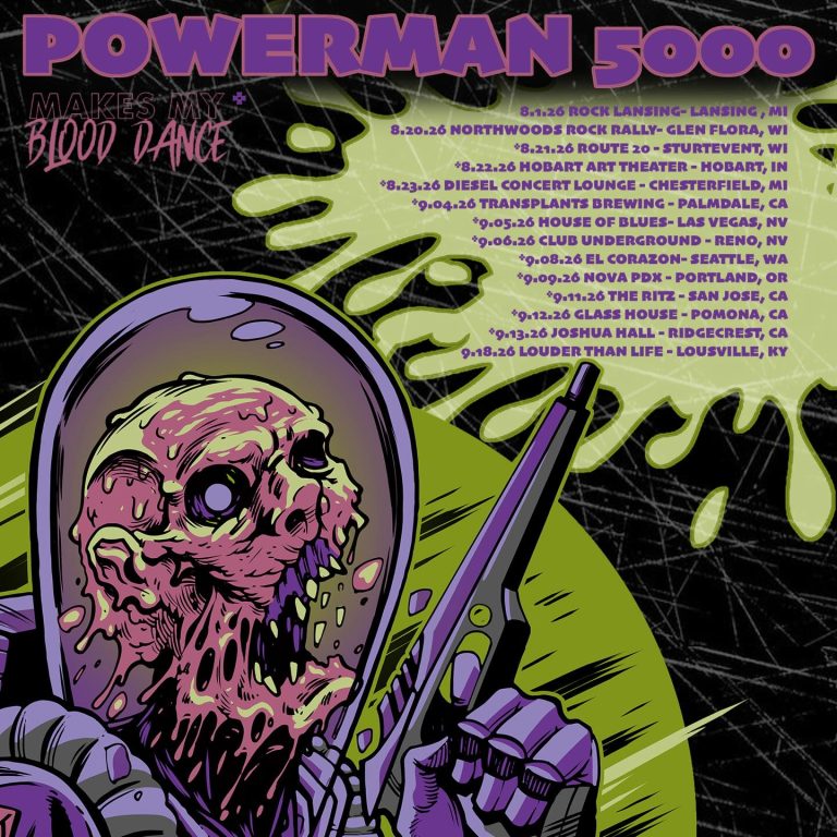 POWERMAN 5000 Announce Late Summer U.S. Tour With MAKES MY BLOOD DANCE