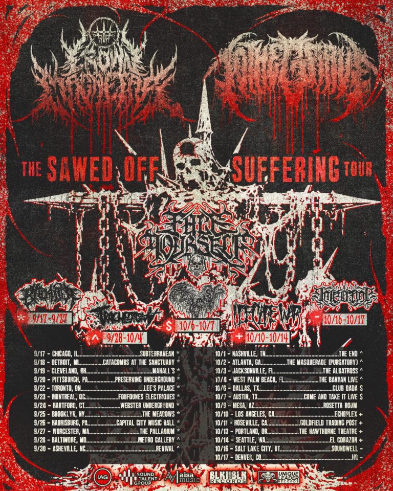 CROWN MAGNETAR And TO THE GRAVE Team Up For “The Sawed Off Suffering Tour”