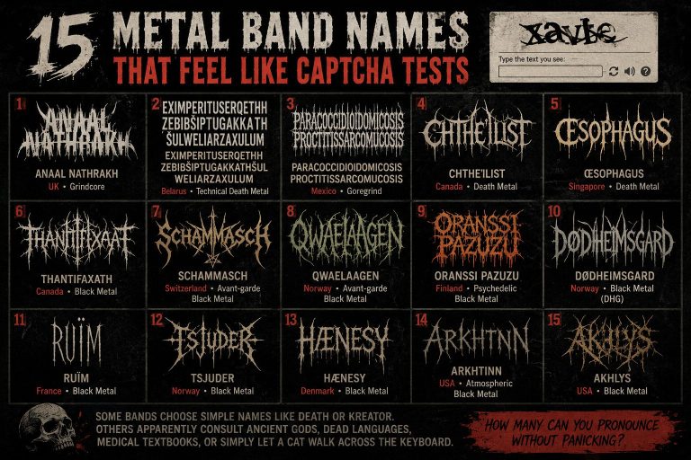 15 Metal Band Names That Feel Like CAPTCHA Tests