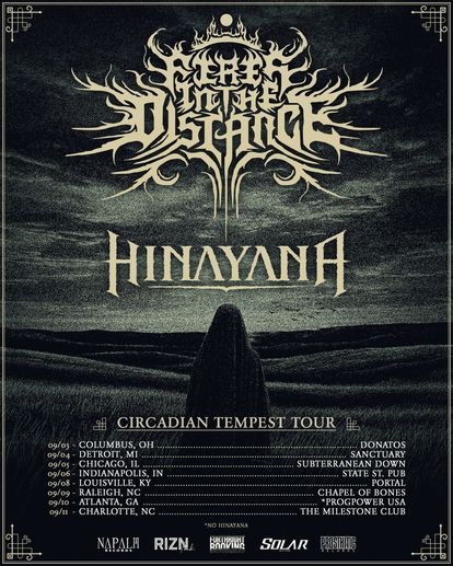 FIRES IN THE DISTANCE And HINAYANA Announce September U.S. Run