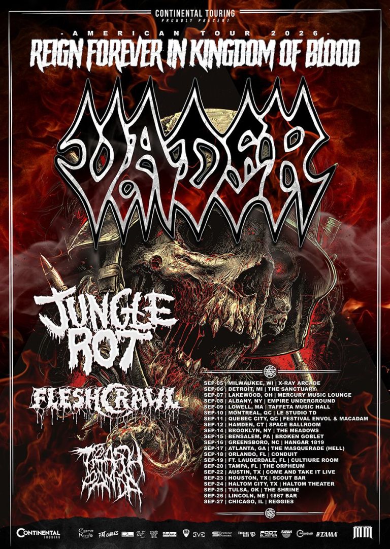 VADER Announce North American Tour With JUNGLE ROT, FLESHCRAWL, And TRASH PANDA